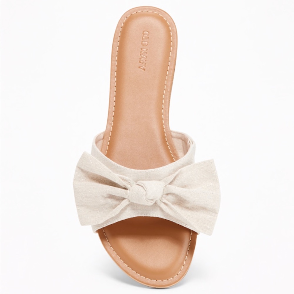 Brand New Printed Bow Tie Sandals